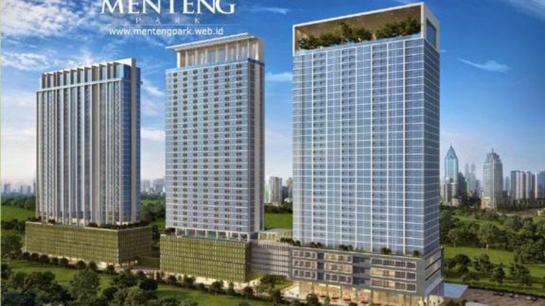 APART. MENTENG PARK HARGA BAGUS, FASILITAS LENGKAP, LOKASI STRATEGIS & KEAMANAN TERJAMIN!!