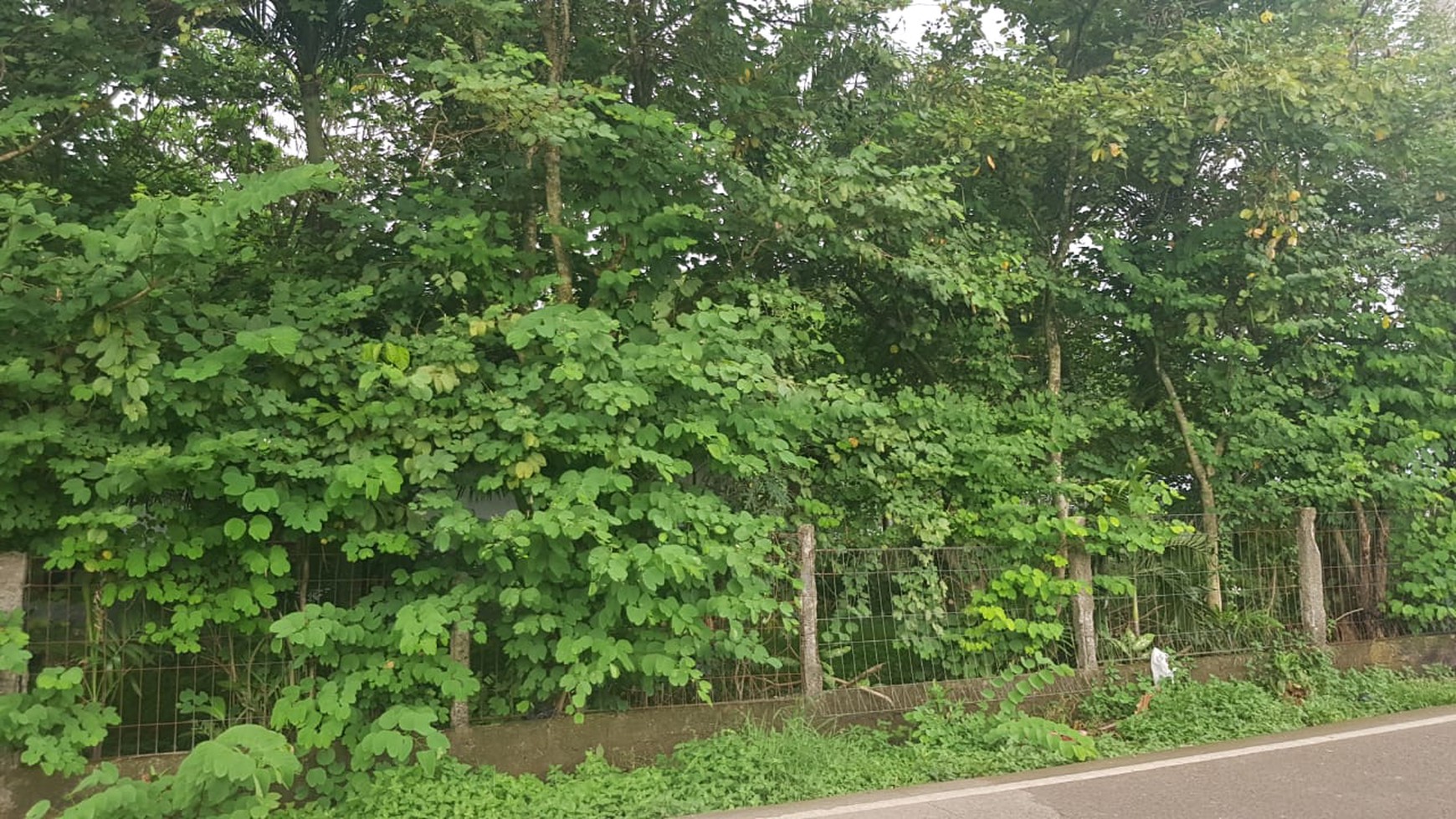 Kavling siap bangun row jalan besar di Ciater