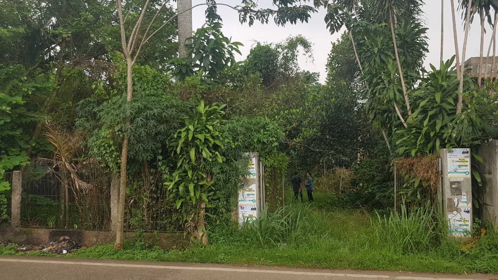 Kavling siap bangun row jalan besar di Ciater