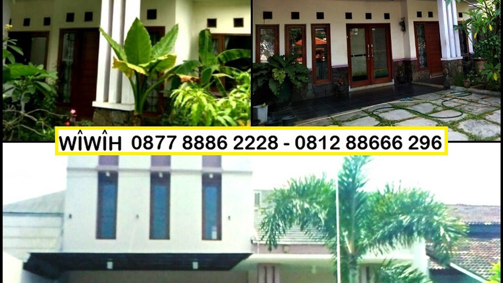 Rumah Komersial Pinggir Jalan Raya CINERE 300m Harga 6.5M nego sampai deal