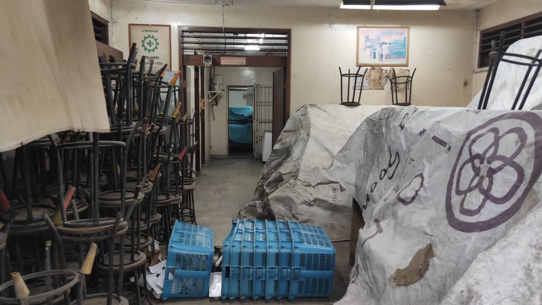 Gudang ex.pabrik Garment di Jl.Dewi Sartika Cawang Jakarta Timur