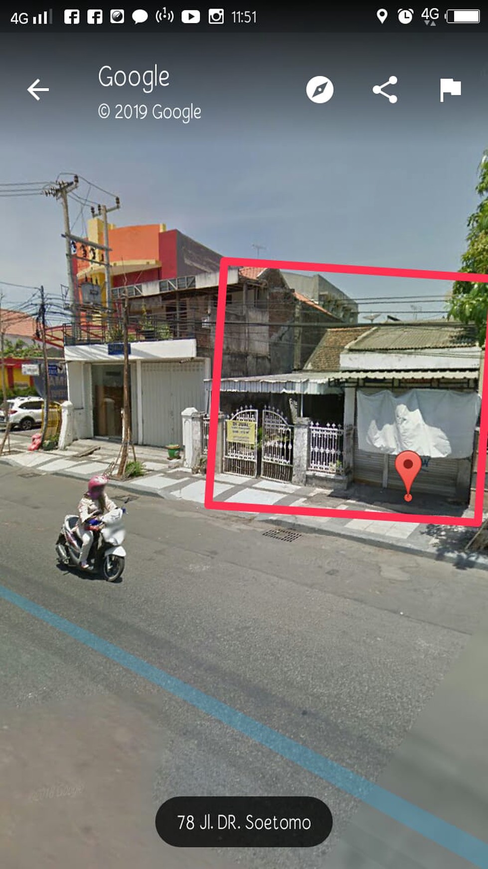 Rumah dijual jalan dr.soetomo Gresik