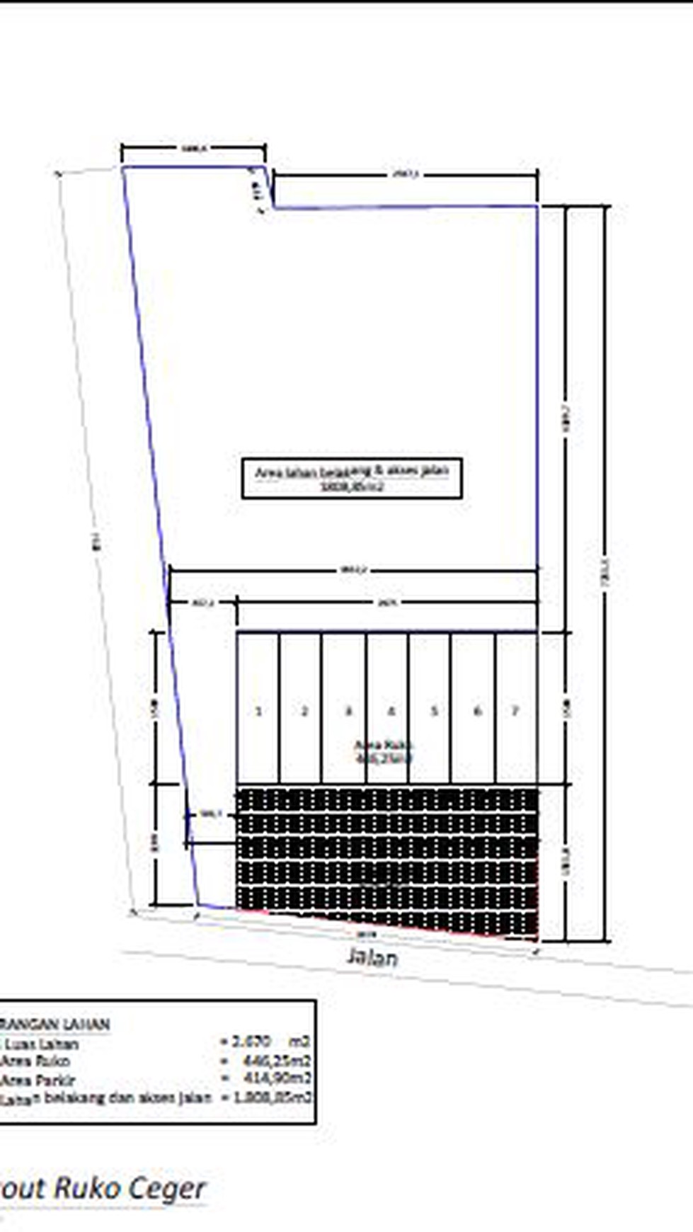 Ruko Baru,strategis,ada 7 unit ukuran 4.25x15 ,3 lantai di pondok aren