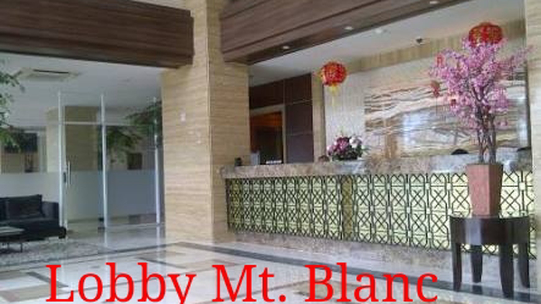 Apartement Belmont Tower 3Br Mt. Blanc Disewakan