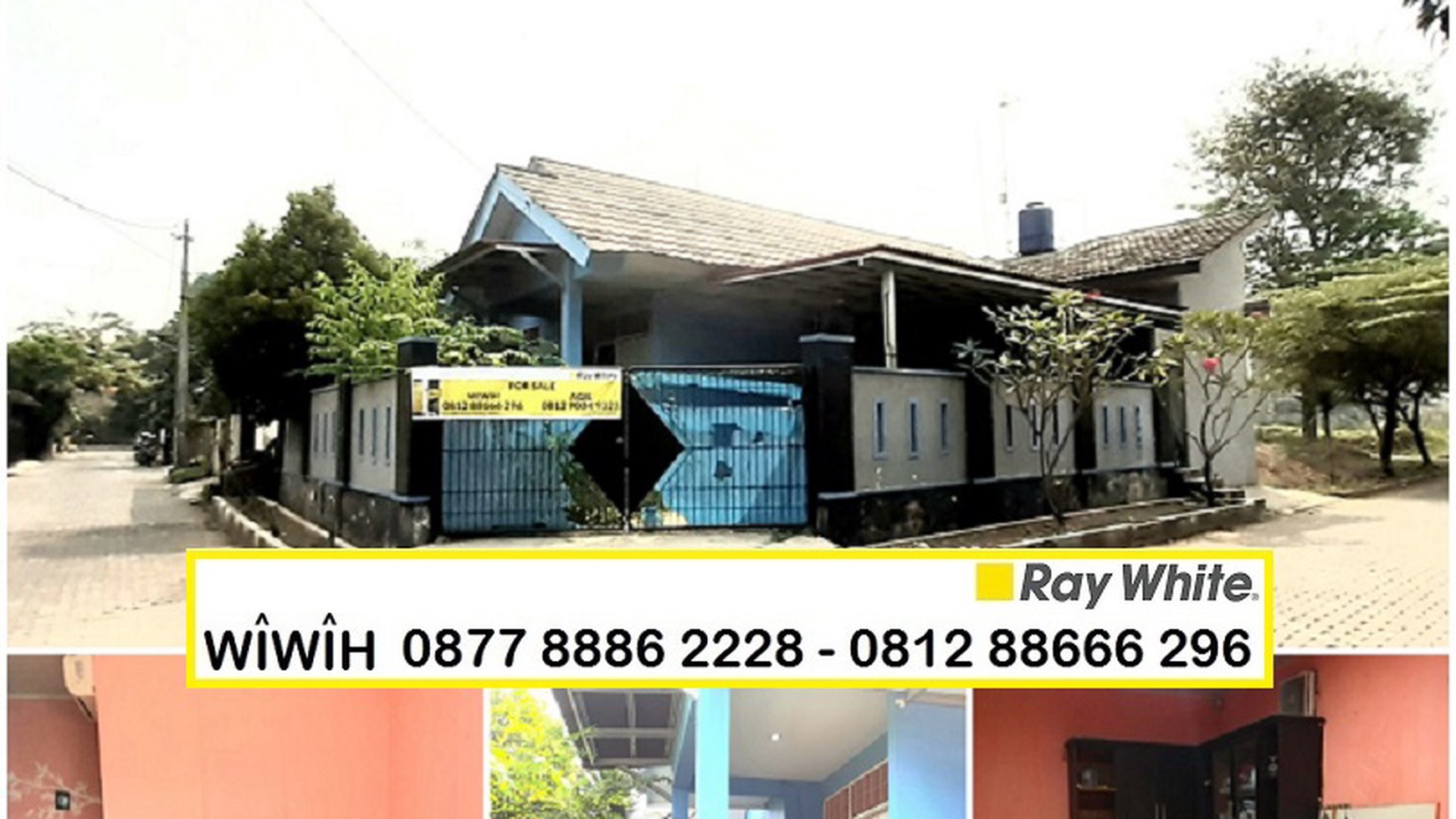 Rumah HOOK  luas 150m harga 1.1M nego sampai deal, di Bintaro Jarang Ada!!!