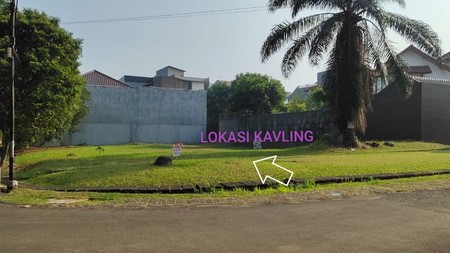 TRIPPLE COMBO Kavling Badan di Anggrek Loka depan Taman, Tenang