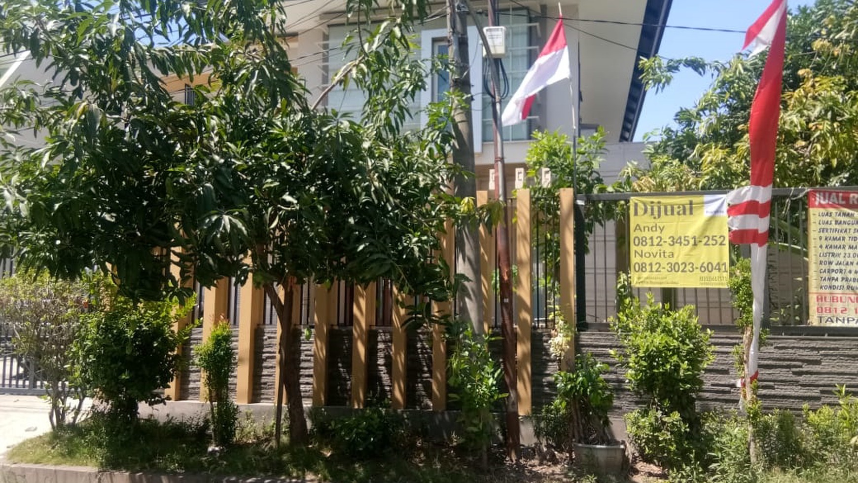 Rumah 2 lantai Jalan Mojo Klangru