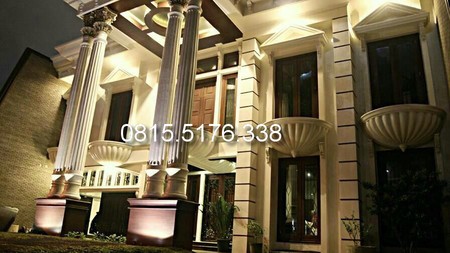 Dijual Rumah Mewah Minimalis Mediterania di Sumatera-Surabaya Pusat