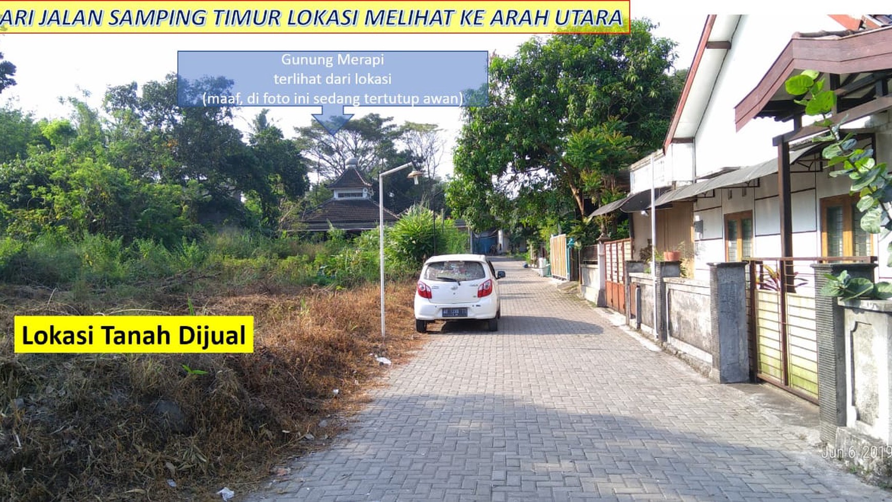 TANAH DI LOKASI STRATEGIS, COCOK UNTUK RUMAH/KOST,JL KALIURANG KM 12
