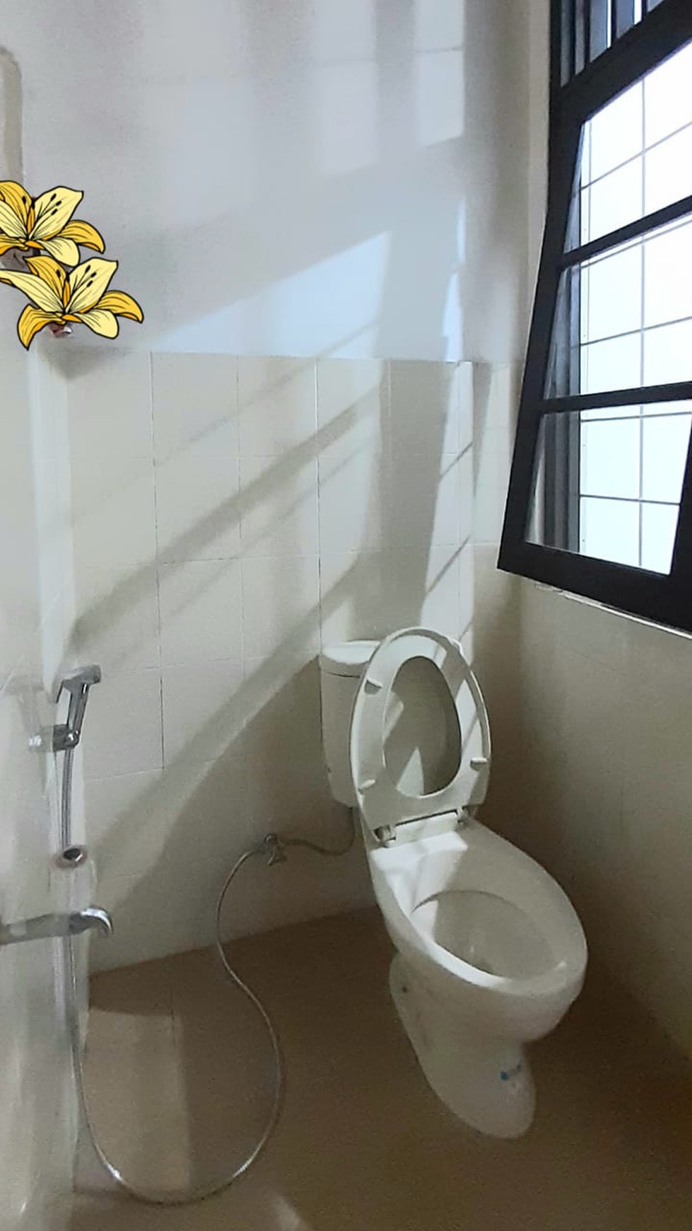 Rumah siap huni 1Lantai di Sektor V Bintaro luas 120m, harga 2M nego