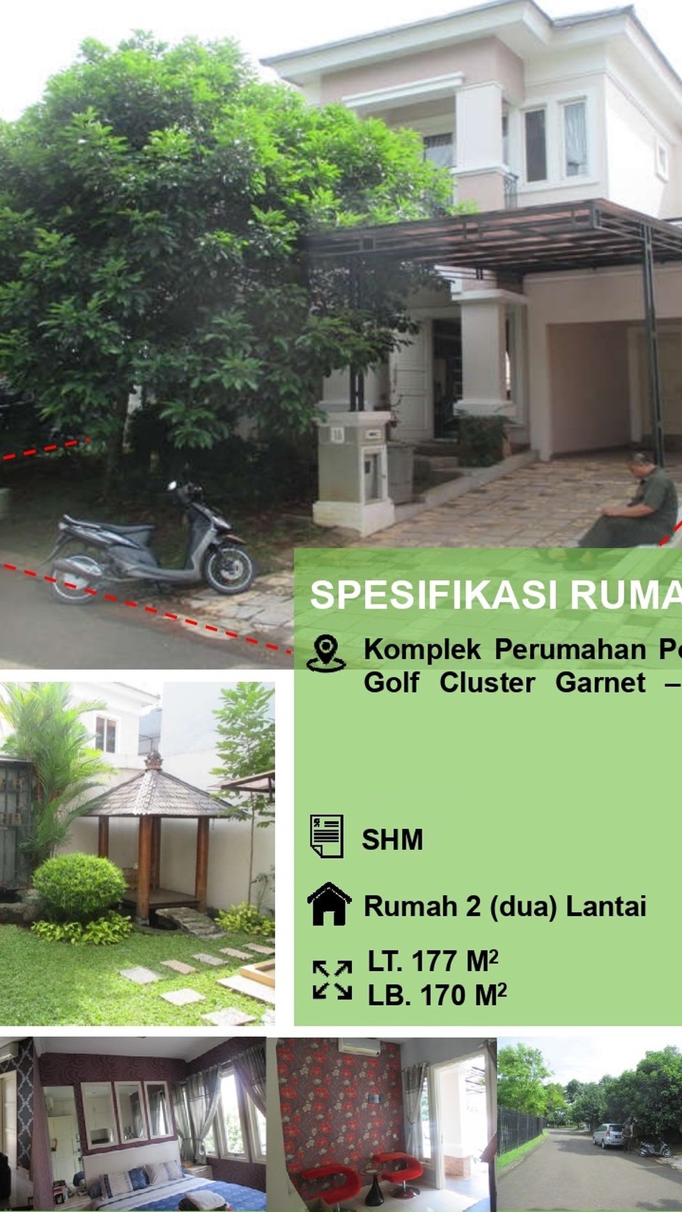 Rumah Bagus Di Komp Perum Pondok Hijau, KARAWACI Tangerang