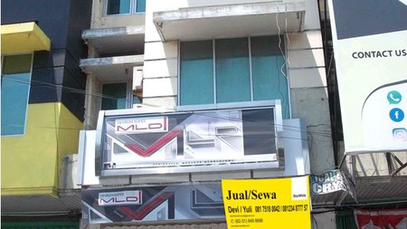 Ruko di Raya Mulyosari, Strategis, Nol Jalan Raya, Ramai, Siap Pakai, Sewa Min 5 thn - D/Y -