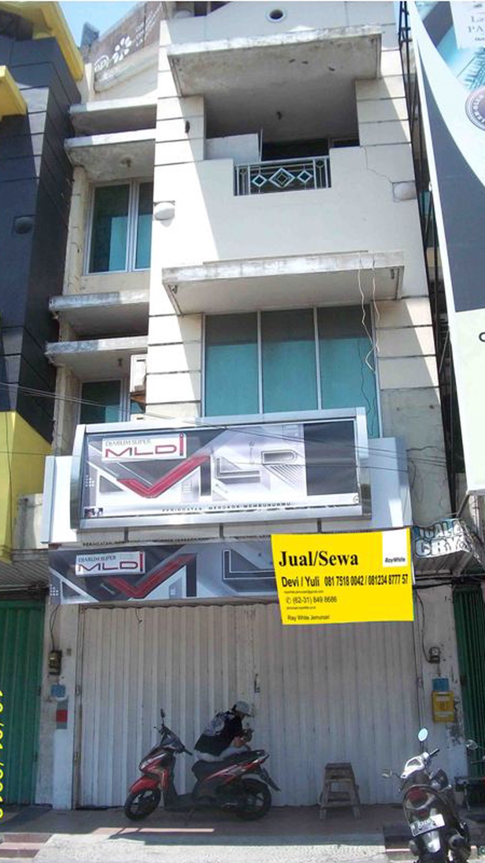 Ruko di Raya Mulyosari, Strategis, Nol Jalan Raya, Ramai, Siap Pakai, Sewa Min 5 thn - D/Y -