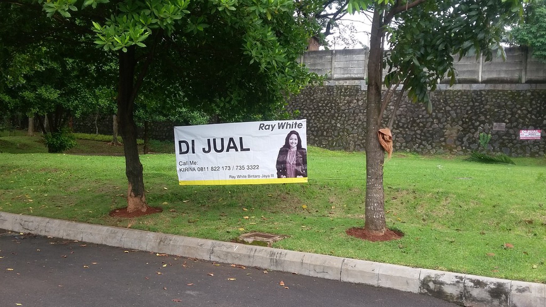 Kavling Hoek,lokasi Depan Taman di Sektor 7 Bintaro Jaya