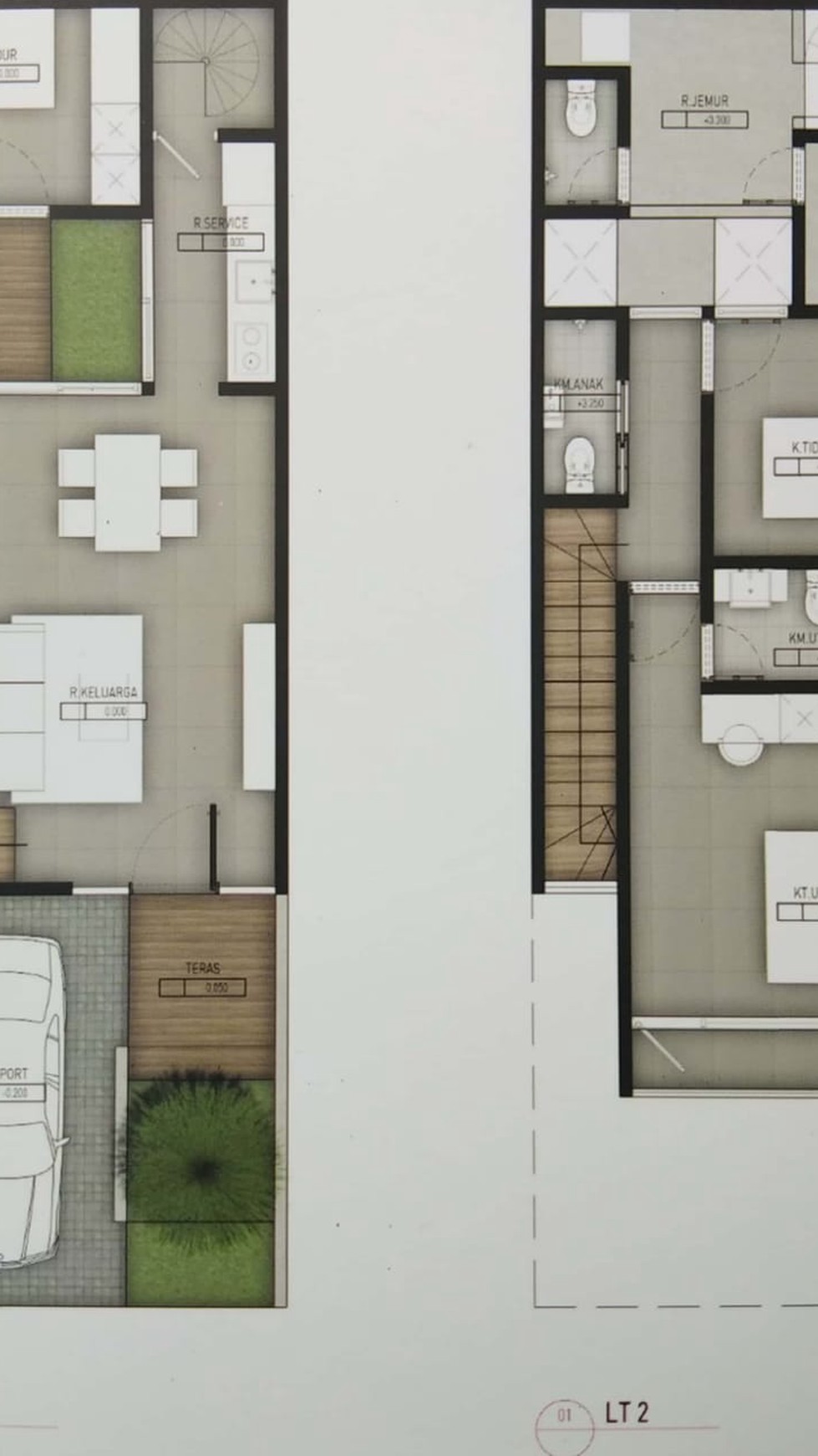 Rumah Millenial di Amodini Town House Ciputat Tangerang Selatan
