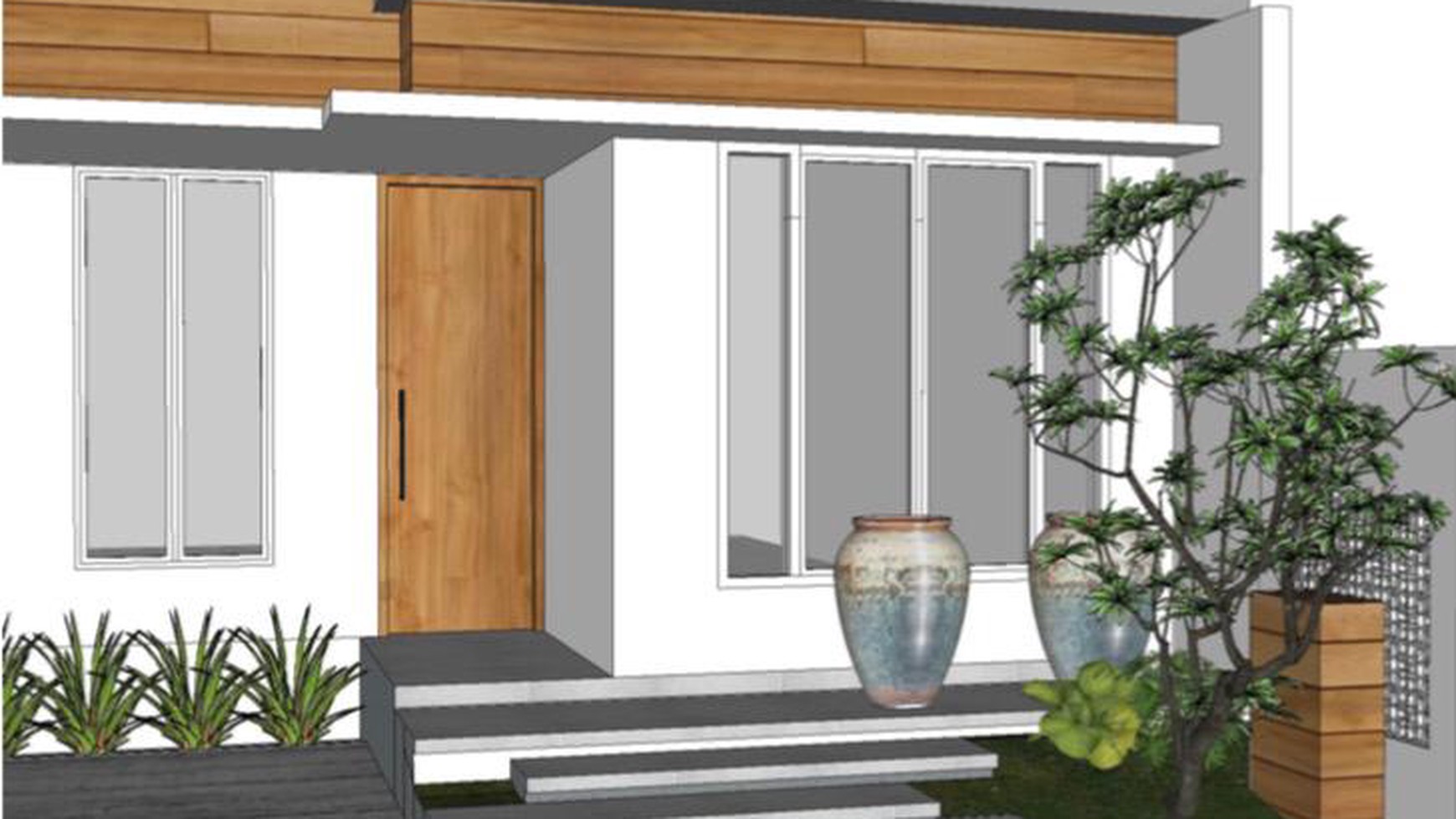 Rumah Baru,Cakep,dalam cluster di Bintaro Jaya 9