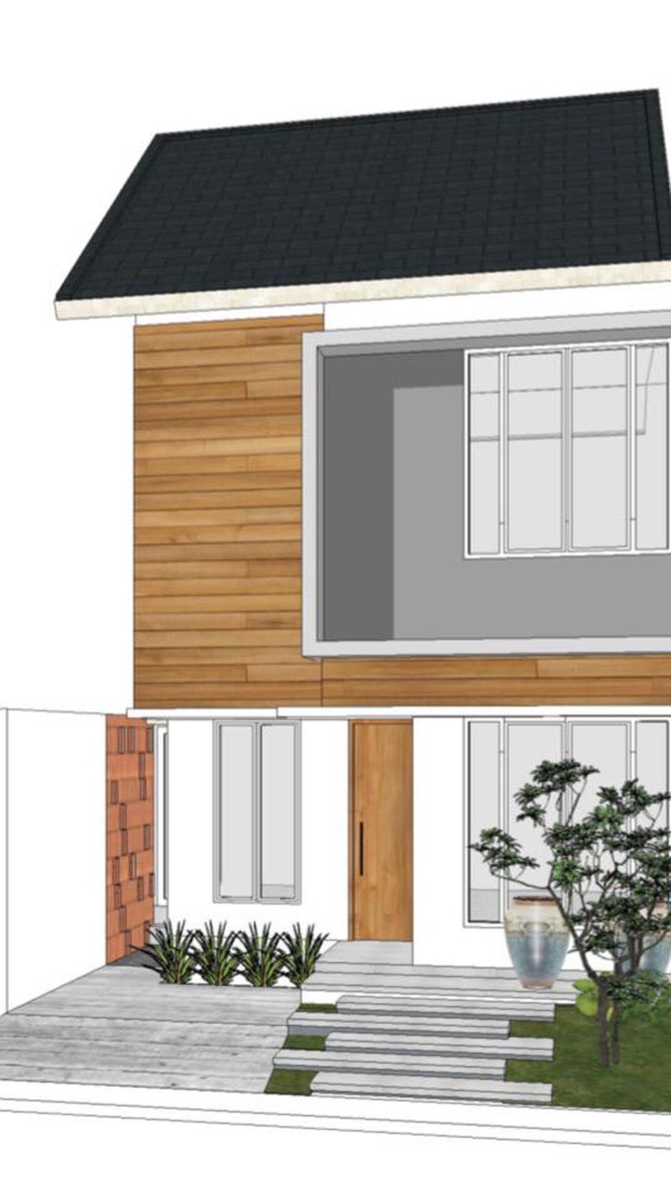 Rumah Baru,Cakep,dalam cluster di Bintaro Jaya 9