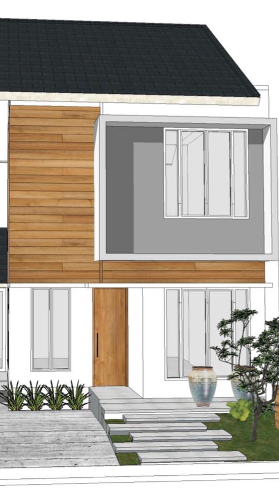 Rumah Baru,Cakep,dalam cluster di Bintaro Jaya 9