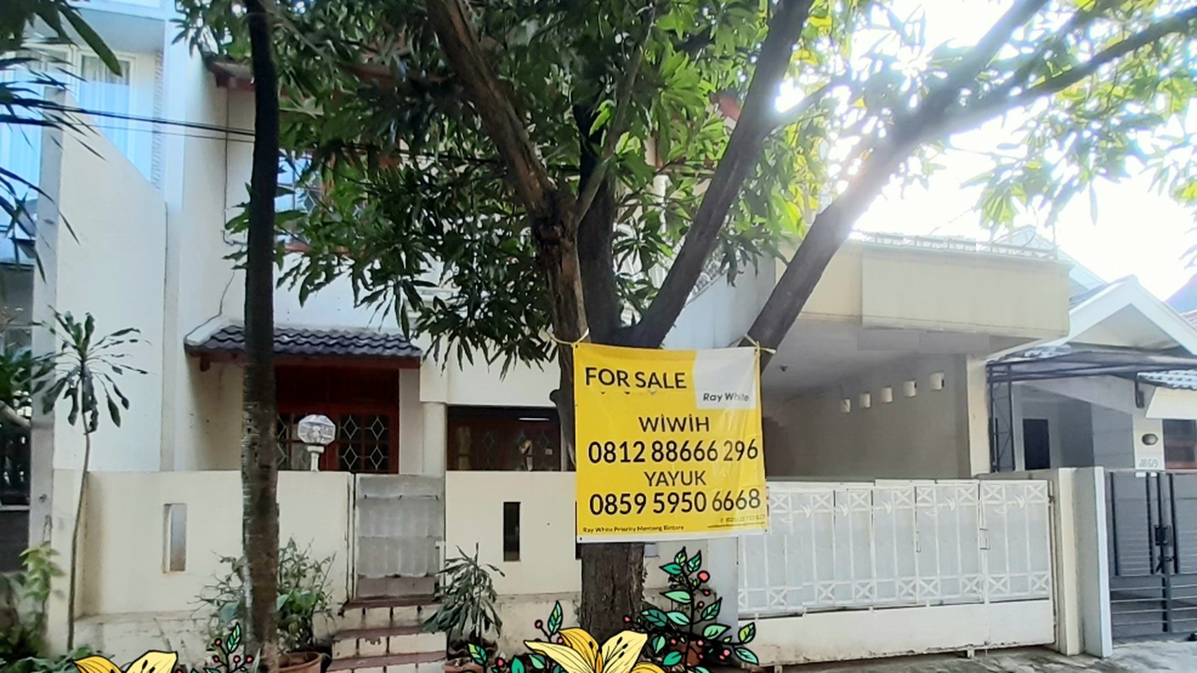 Rumah 2Lt di Sektor 9 Bintaro Jaya Harga 47,5Jt per Thn, MURAH!!! Jarang Ada