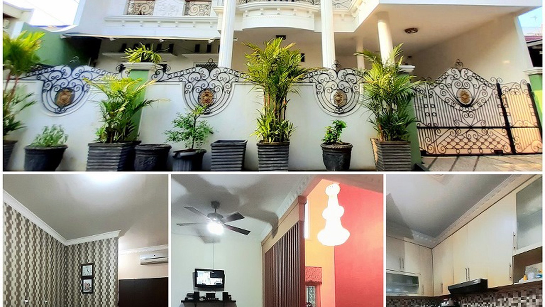 Rumah Hook Desain Klasik Modern di Bekasi Timur Luas 195m Harga 2.9M Nego
