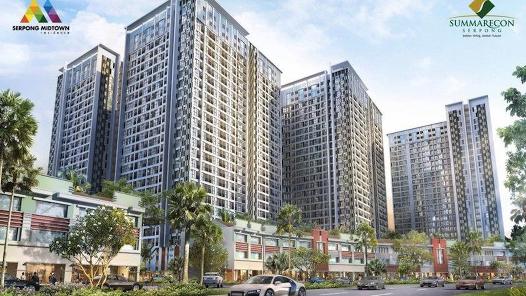 Di Jual Apartemen Mid Town Tower MC Siap Huni, Serpong Tangerang Selatan