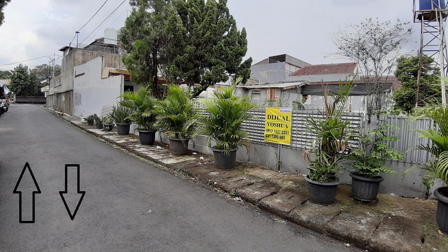 Kavling Tanah di Kebayoran Baru, Jakarta Selatan, Di Hoek, SHM, LT 595 m2