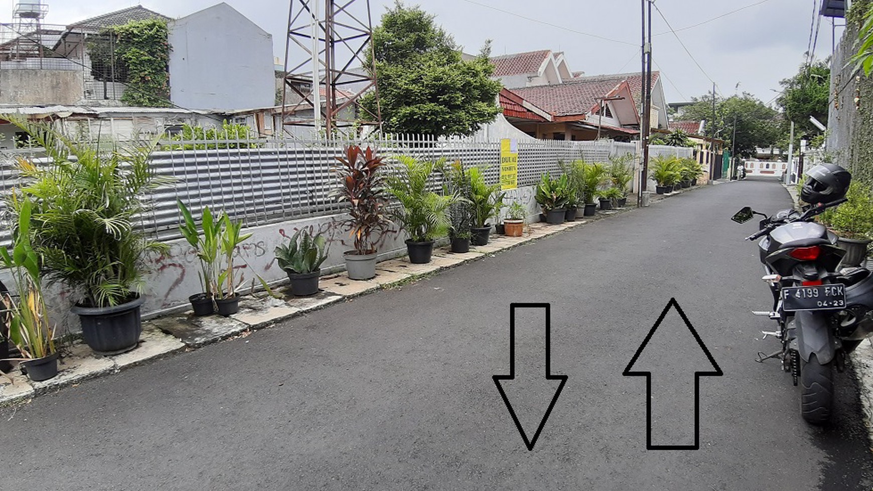 Kavling Tanah di Kebayoran Baru, Jakarta Selatan, Di Hoek, SHM, LT 595 m2