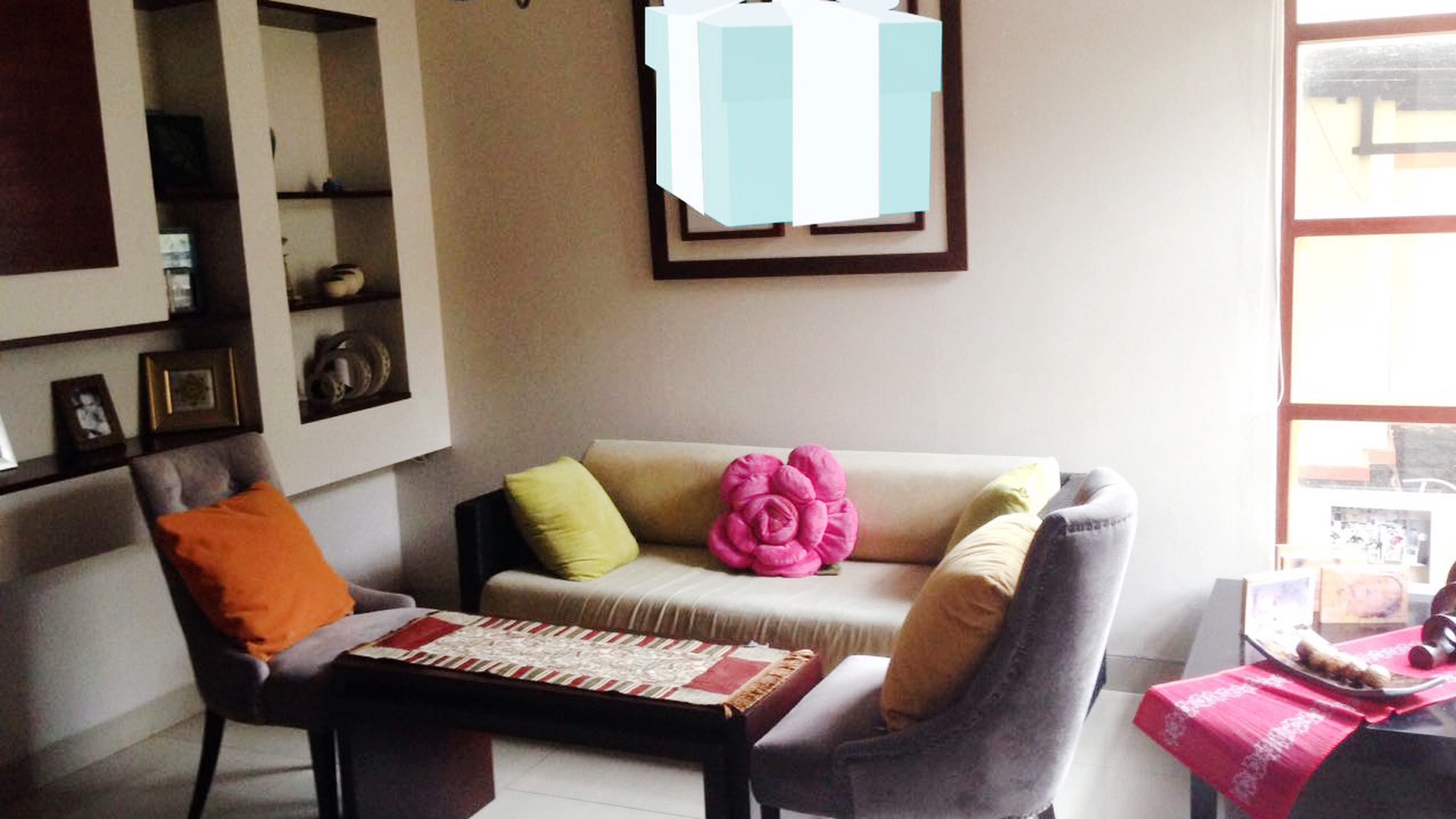 Rumah cantik dengan halaman belakang di Taman Bukit Permai Residence