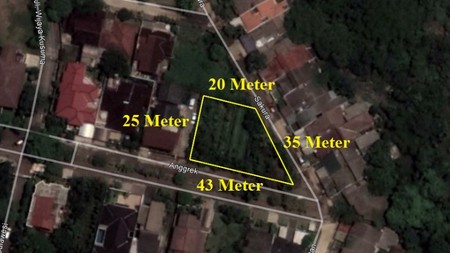 Tanah Kavling Dalam Komplek Di Cinere