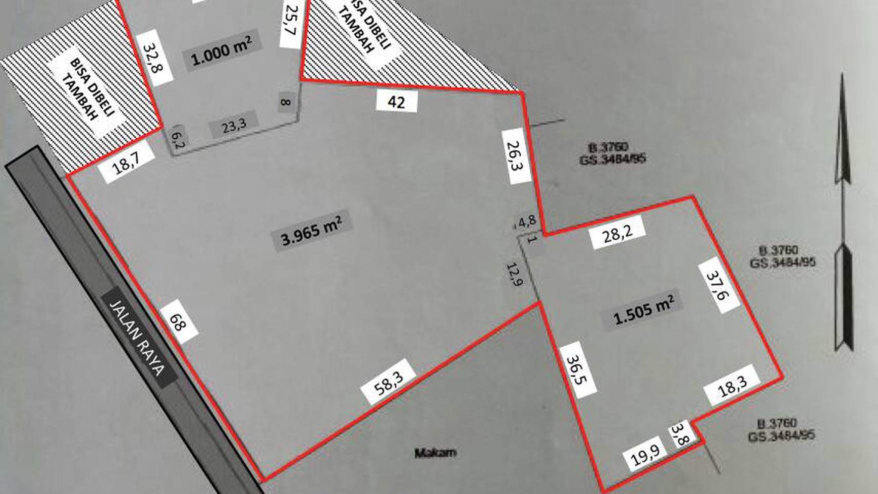 Tanah Kavling 6400m BSD dekat Pondok Indah Turun Harga Cocok Untuk Perumahan