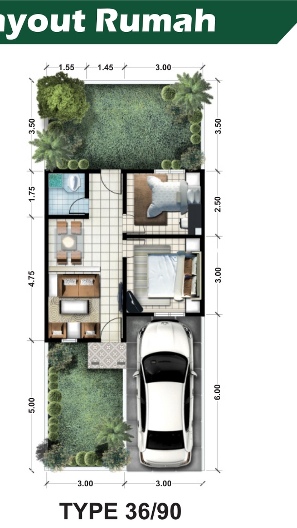 Rumah Baru, Minimalis, dan Lokasi Strategis @Griya Jakarta, Pamulang