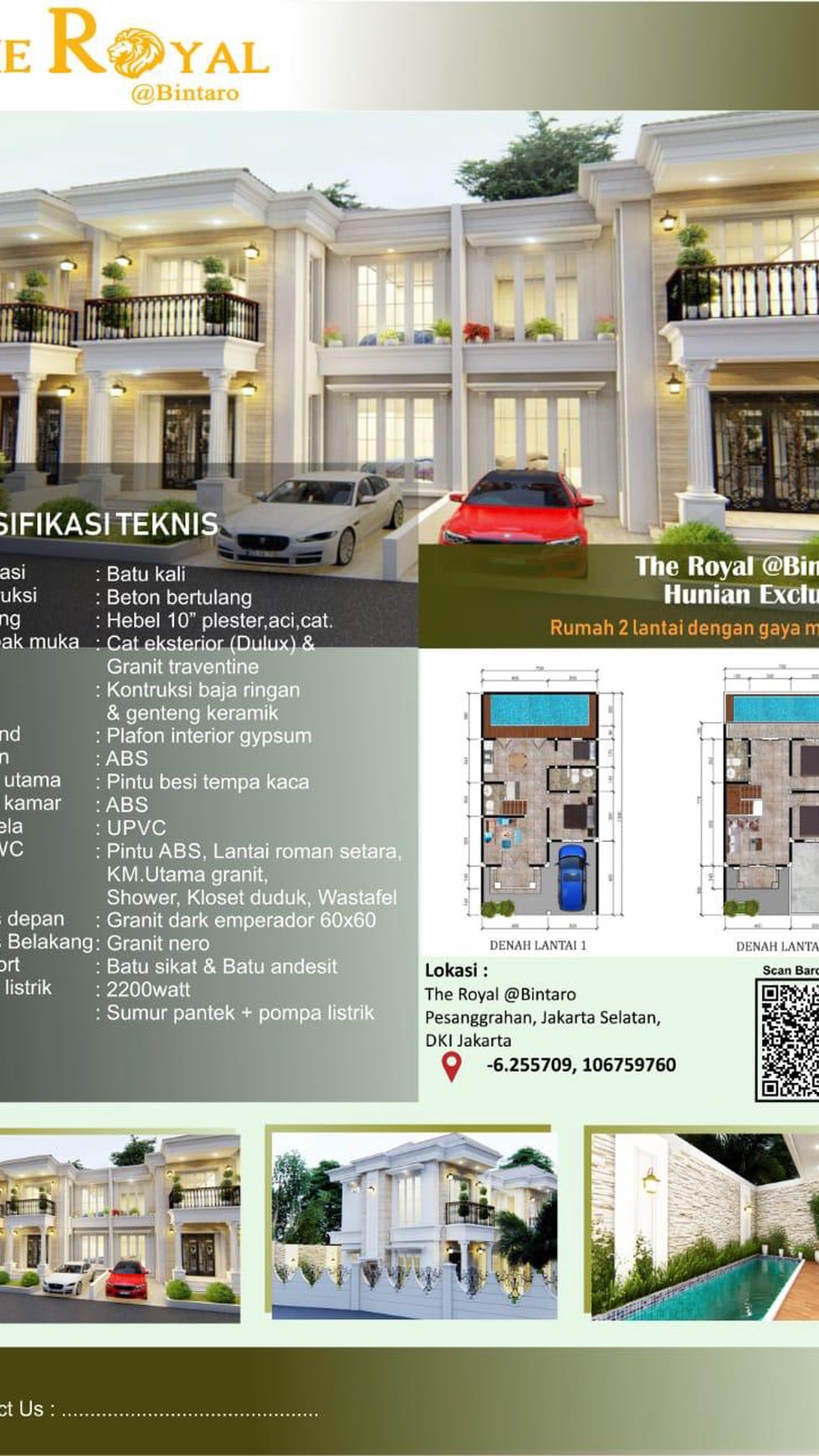 Hunian Exclusive The Royal Bintaro