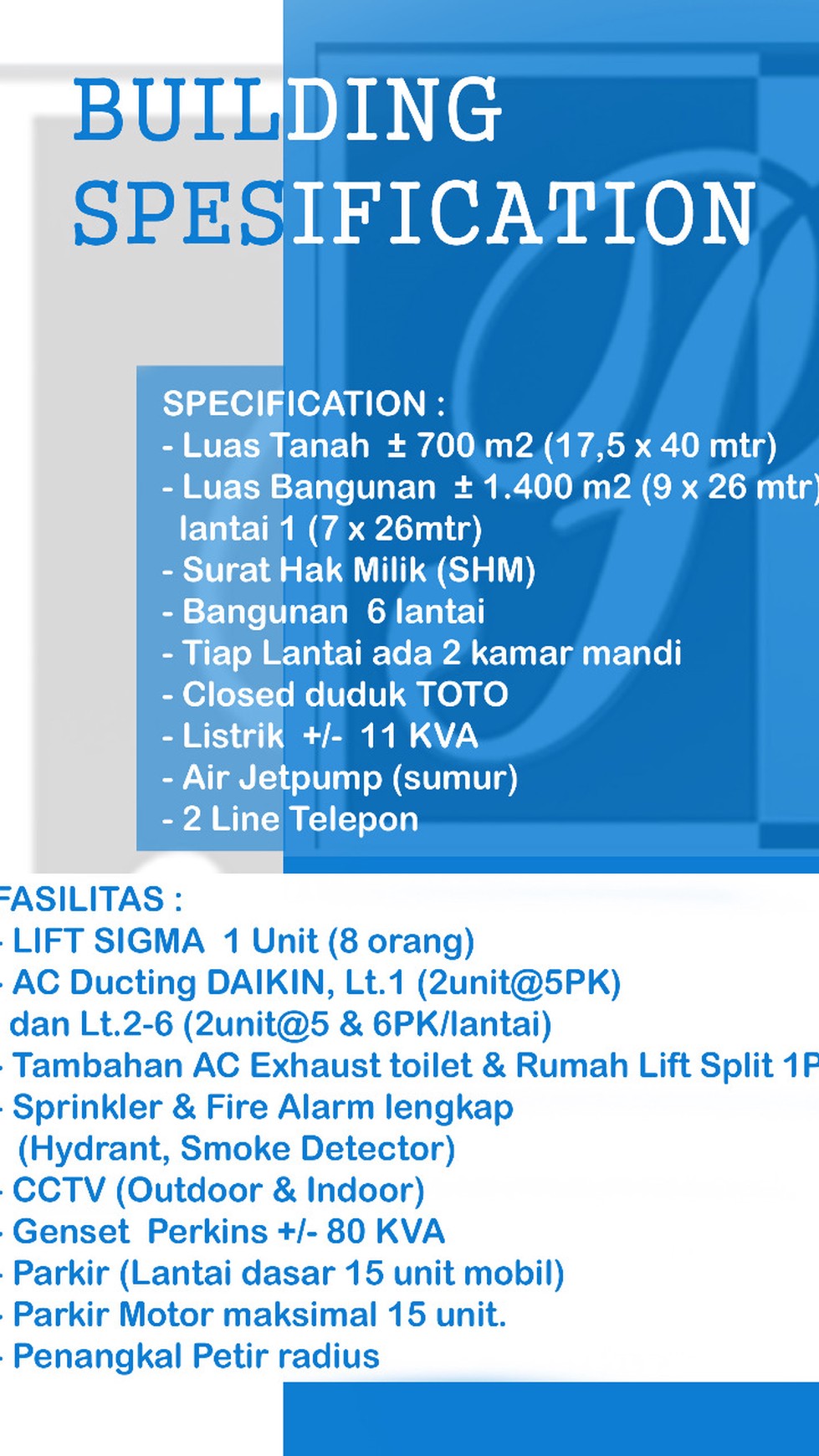 Gedung 6 Lantai SHM Matraman Raya Jakarta Timur