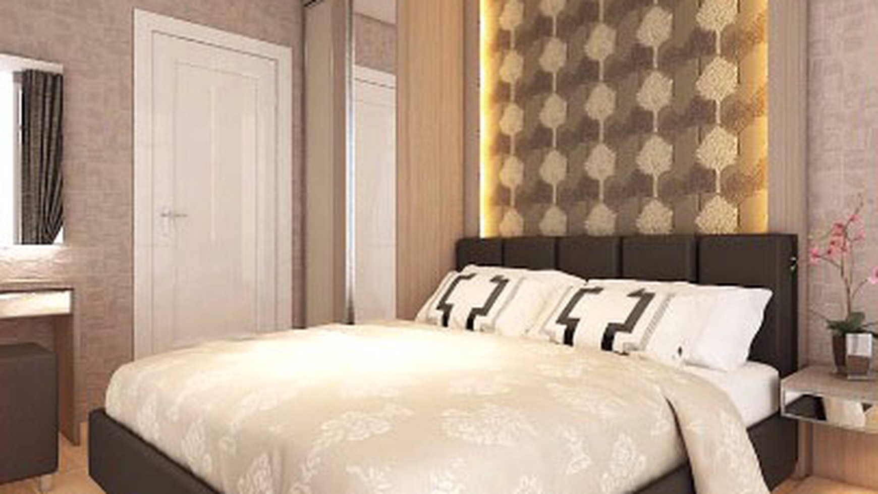 Apartemen Type Studio Full Furnish, Bisa Kosongan B Residence Dekat Aeon Mall BSD, Luas 38,5m2