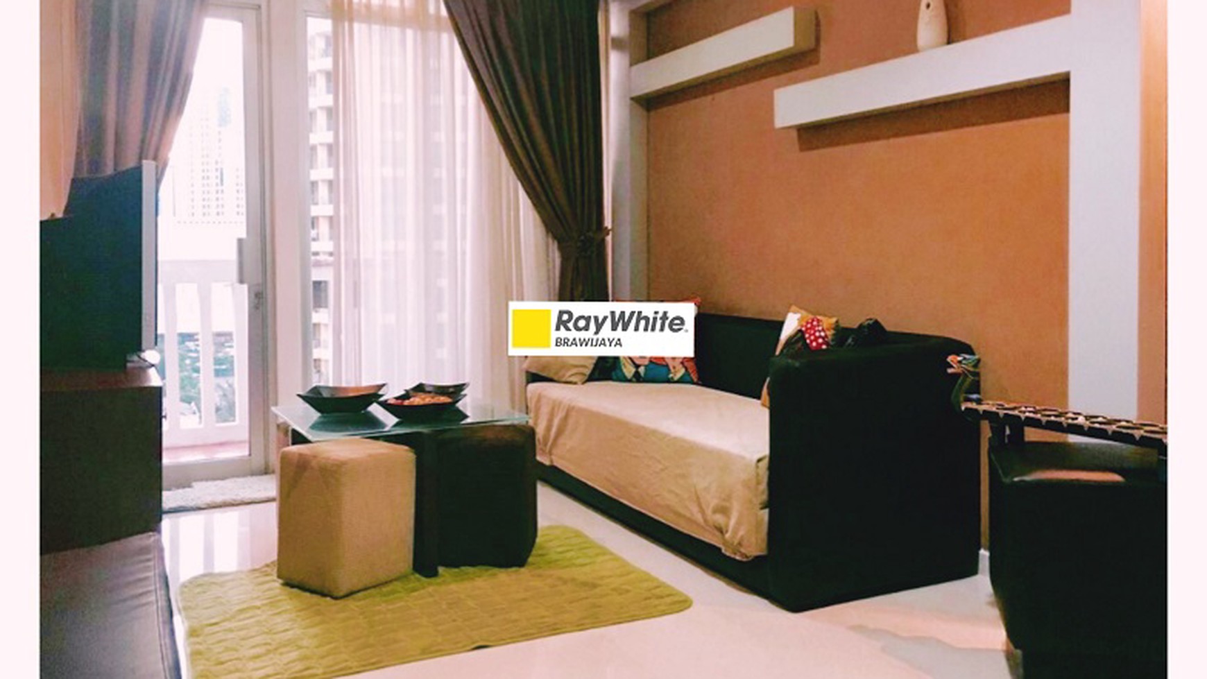 Apartemen di Cassablanca Mansion, Furnished, Lantai 8,  Siap huni, 3 Bedrooms, View City