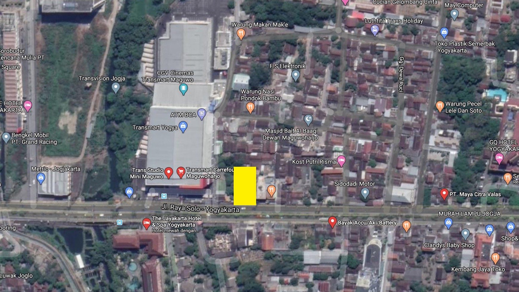 TANAH DILOKASI STRATEGIS, DI PINGGIR JL SOLO KM 8, DEKAT TRANSMART