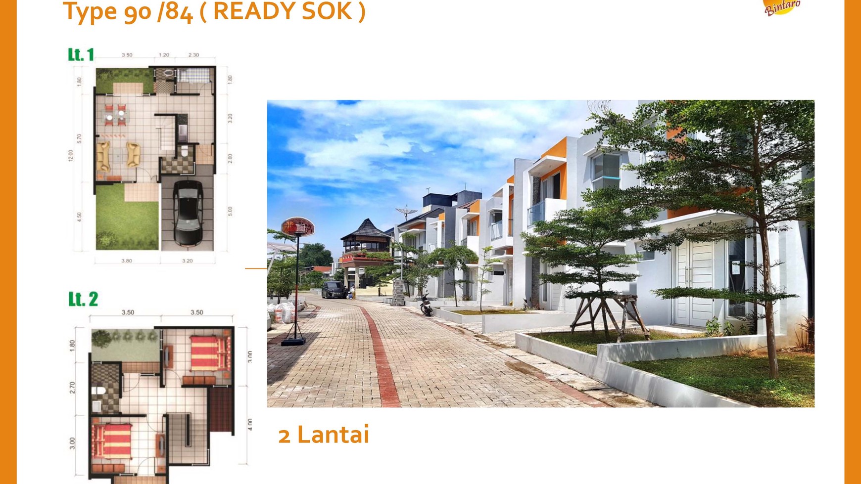 Rumah Siap Huni, Hunian Nyaman, Asri, dan Dalam Cluster @Panorama Bintaro, Ciputat