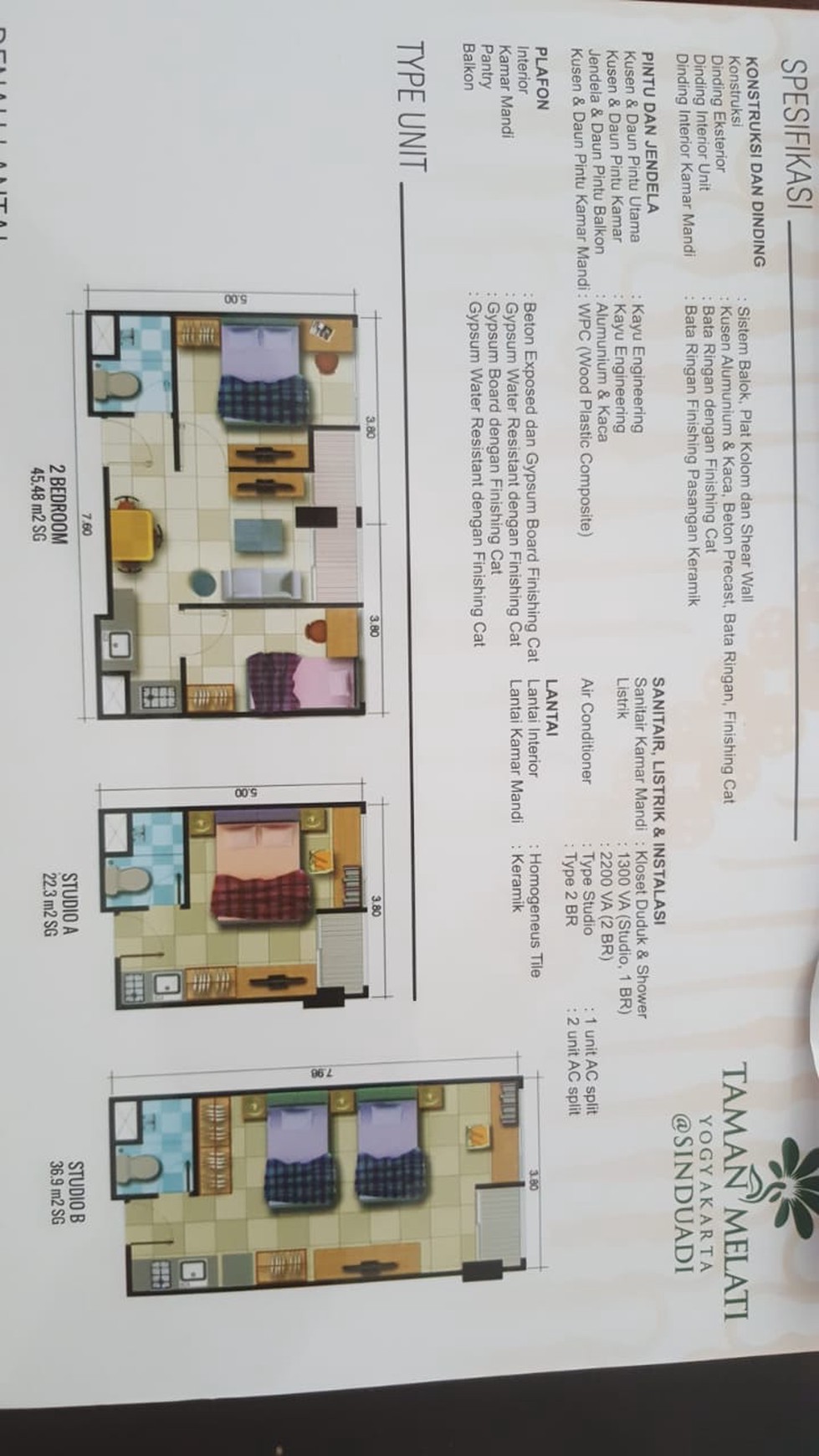 1 UNIT APARTEMEN DI LT 5, DEKAT KAMPUS UGM
