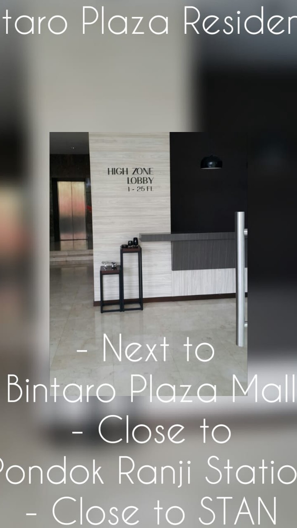 Apartemen Siap Huni 1 Bedroom di apart Altiz, Bintaro