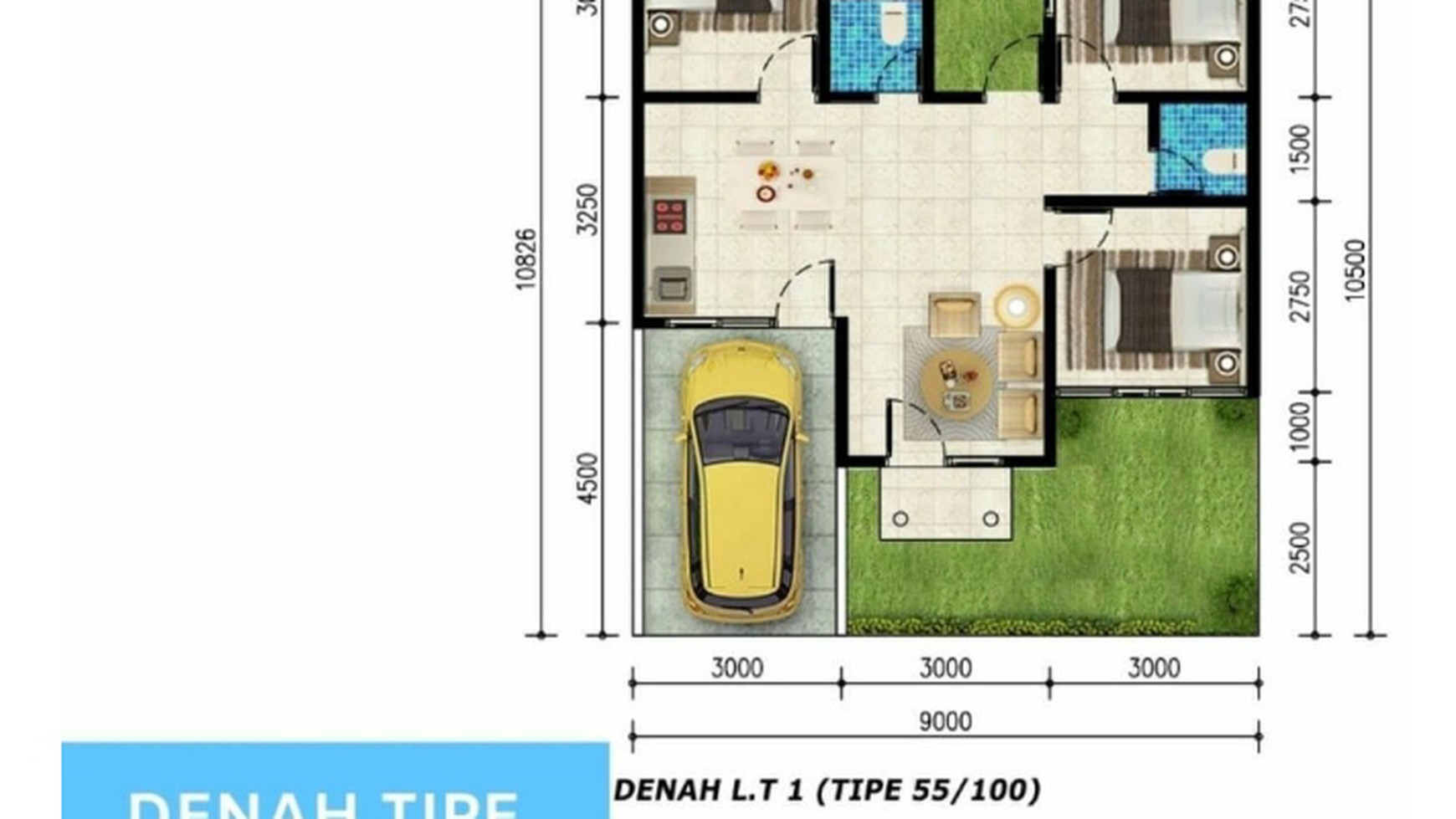 RUMAH MINIMALIS SIAP HUNI DI JL TOGLENGAN, SENDANG ARUM, SLEMAN