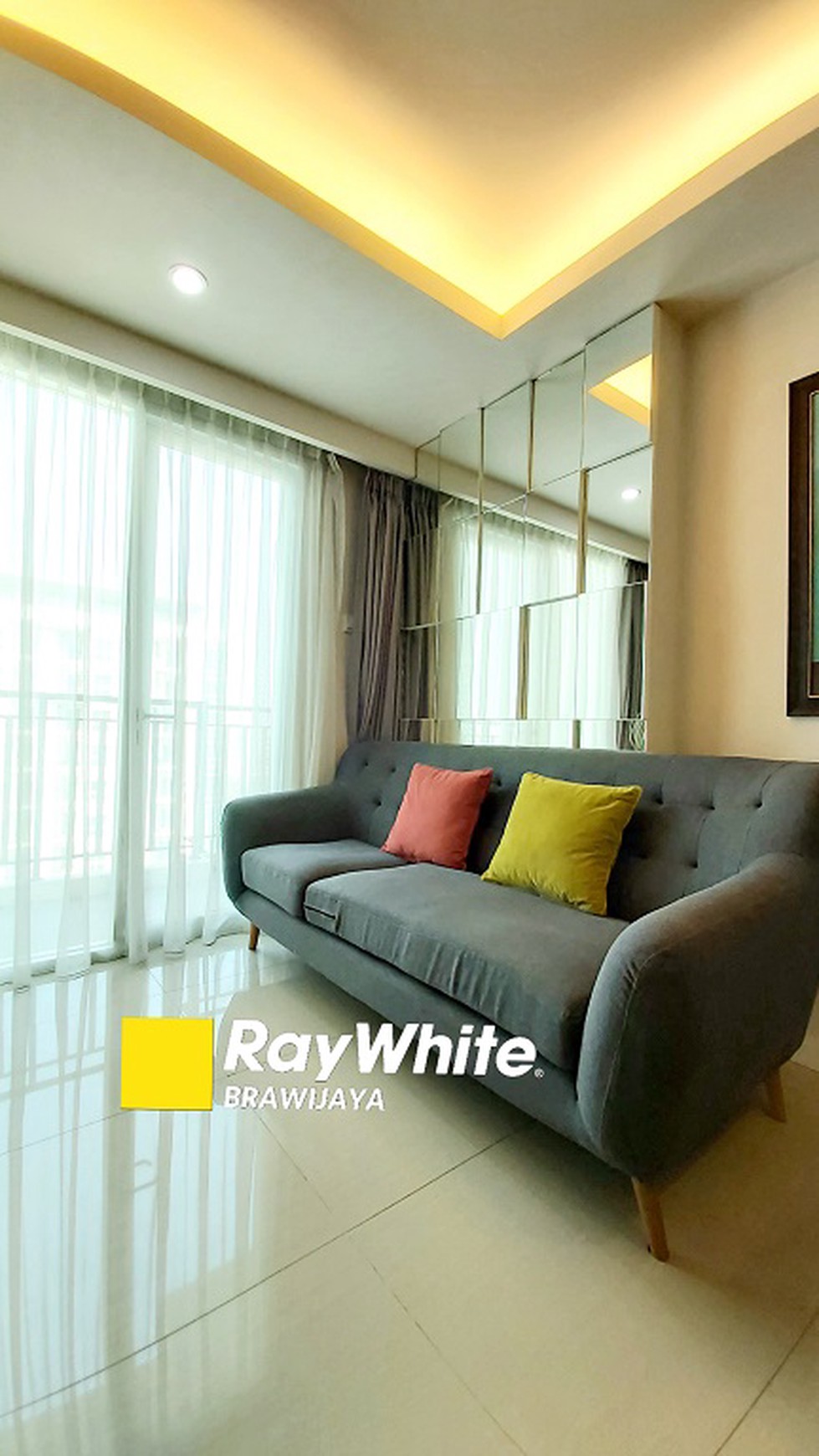 Apartemen di Woodland Park Residence, Jakarta Selatan, Hanya selangkah ke Stasiun KA Kalibata,  2 BR, Furnished