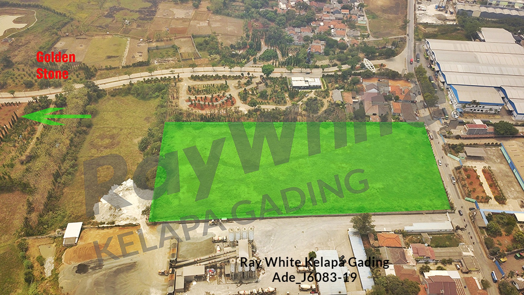 Tanah siap bangun di Legok 2 hektar, dekat Gading Serpong, RS Mitra