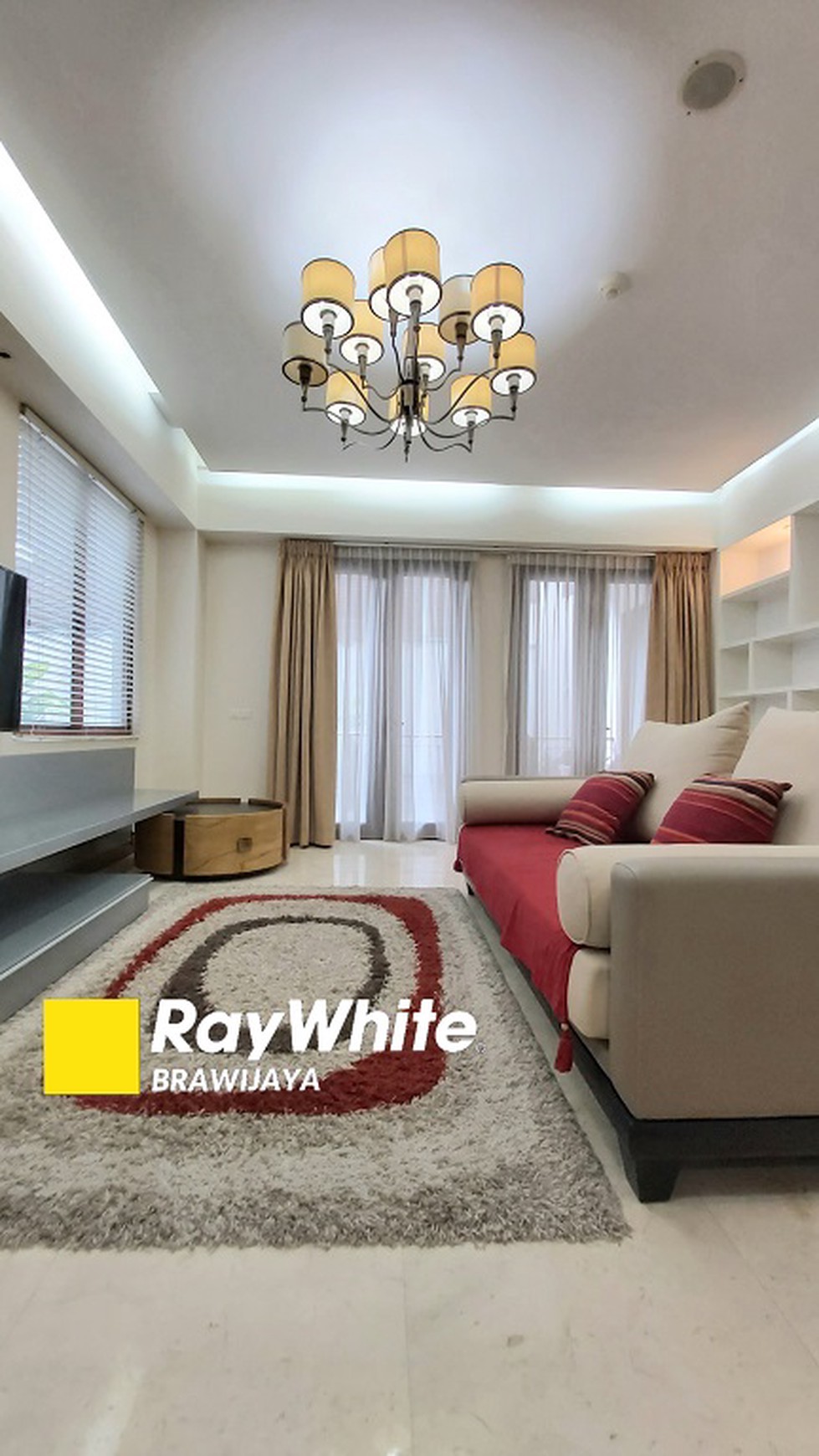 Apartemen di Daksa Residence, Kebayoran Baru, 2+1 BR, Full Furnished, Luas 149 m2