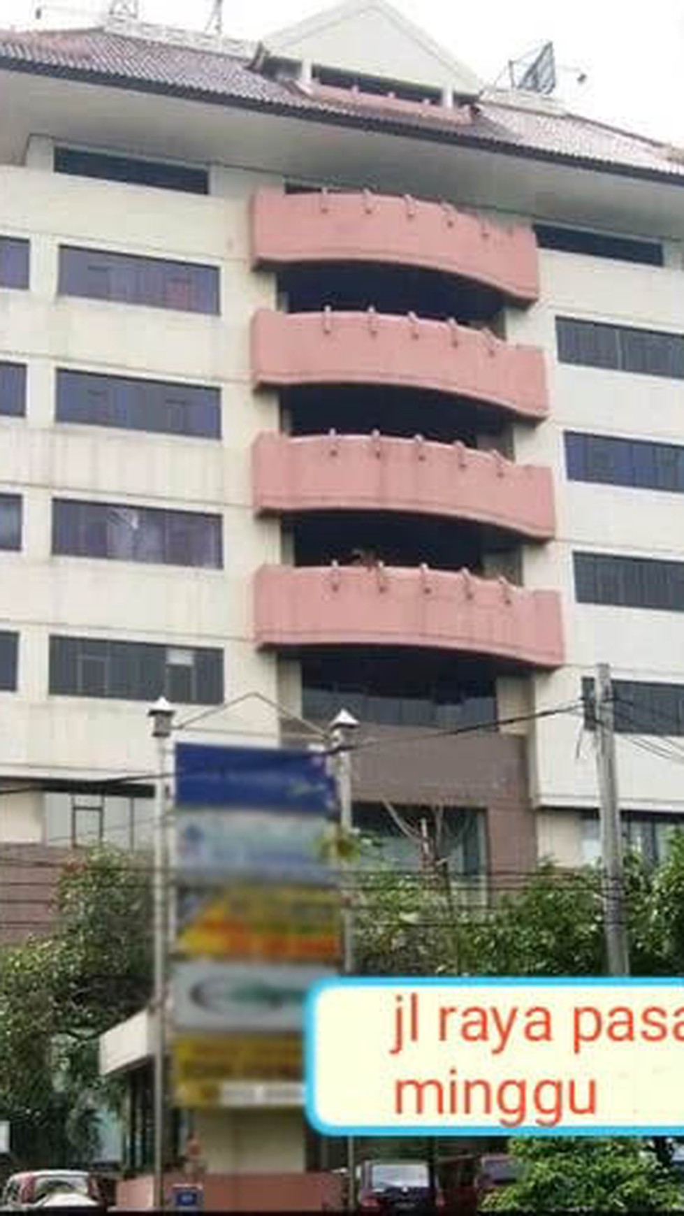 [Gedung 9 Lantai Besement, Raya Pasar Minggu, Luas 3138m2]