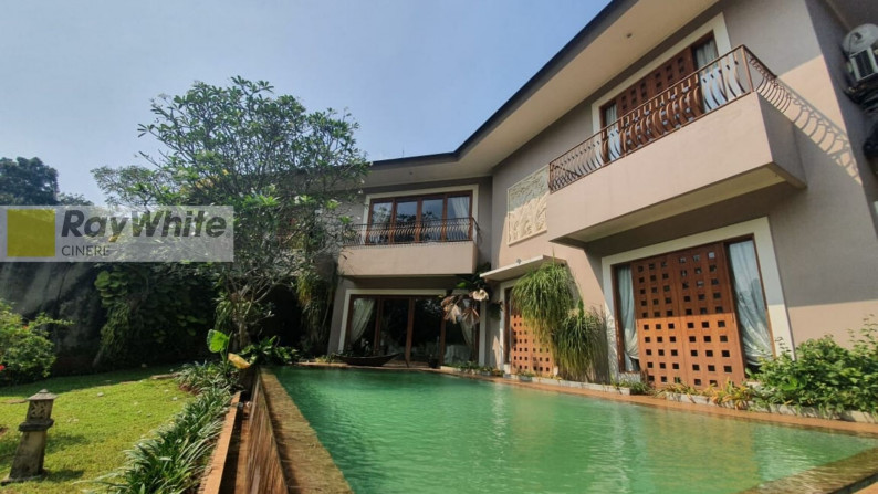 Rumah mewah nuansa Bali resort di Cinere