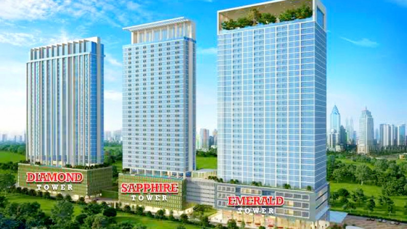 Apartemen Menteng Park Jakarta Pusat Tower Sapphire Type Studio harga 1,9M nego sampai DEAL