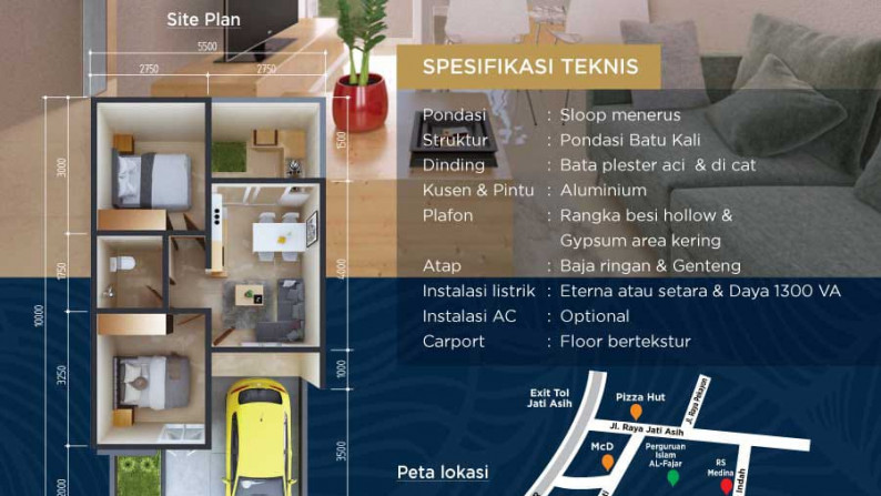 Rumah Baru,Cantik di Jati Asih Bekasi