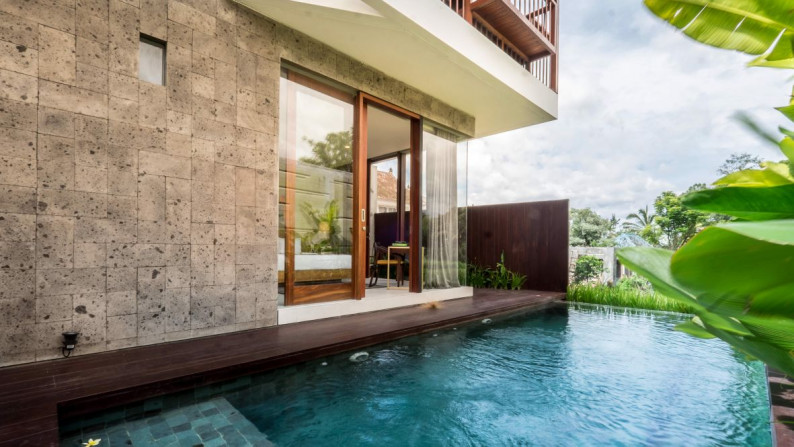 Modern And Minimalistic 3 Bedroom Villa On 300 Sq M Of Freehold For Sale 15 Minutes From Ubud Center