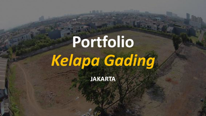 Kavling Tanah di Kelapa Gading luas 20,815m2 dijual cocok untuk perumahan