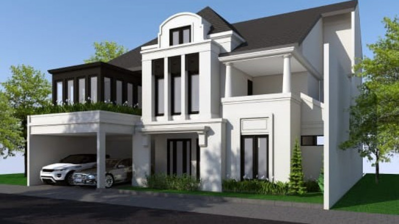 Rumah Brand New, mewah dan Lokasi di dalam cluster Menteng, Bintaro